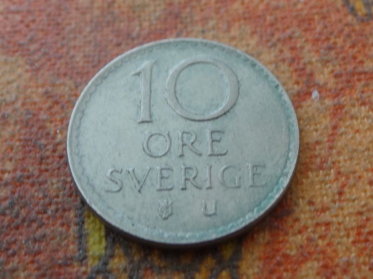 Tutti le monete: SUEDE  10  Ore  1963 – Usato da Romanel-sur-Lausanne venduto da Swift13 1