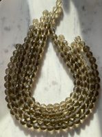 Rauchgraue Kristallglasperlen * 80 Stück*10 mm*Neu*