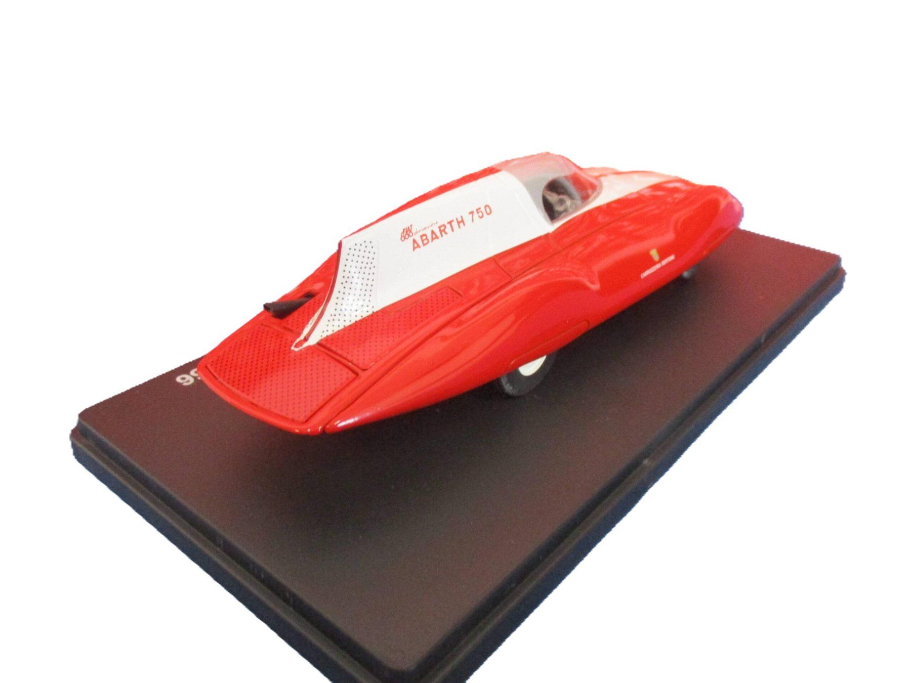 Abarth Modellini d'auto: Fiat Abarth 750 Record Bertone 1956 , 1:24 – Nuovo e nell'imballaggio originale da Goldach venduto da Feivel9 3