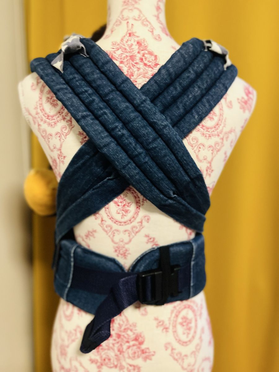 Luemai Marsupi portabebè: Wunderschöne Luemai mit Sternenmuster und Jeans – Usato da Winterthur venduto da Nanole 3