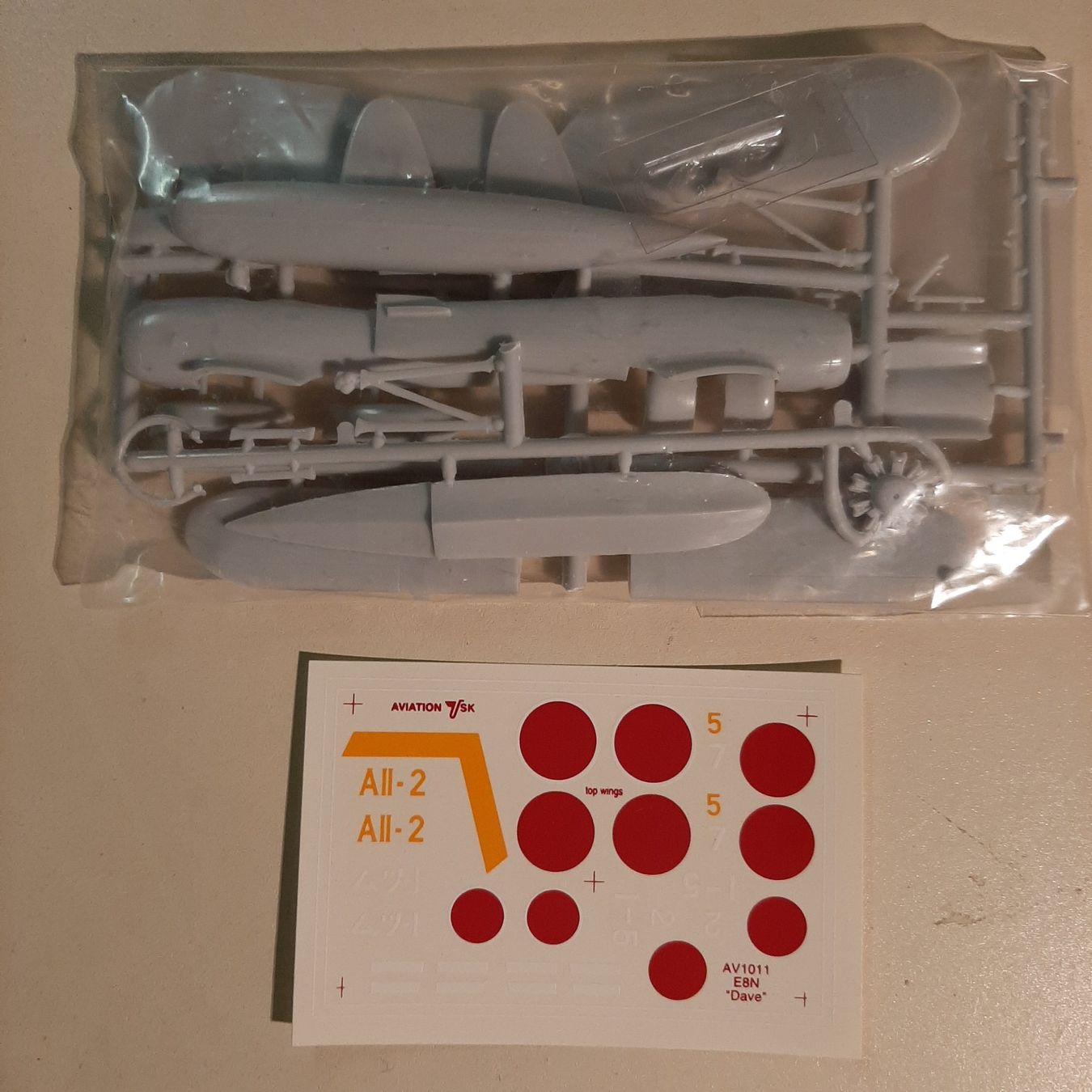 Kit di modellismo & Modellini statici: 235a ... Nakajima E8N Dave ... USK AV-1007 – Nuovo (secondo la descrizione) da Bonstetten venduto da Benibanny59 3