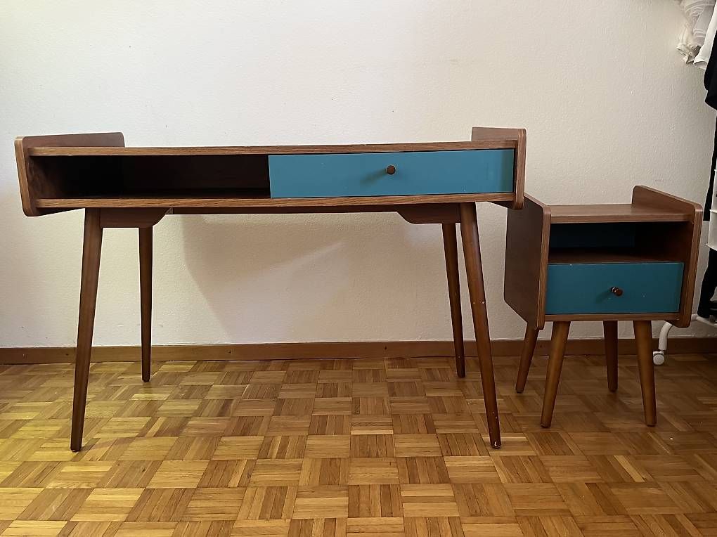 Schreibtische: Bureau et commode assortis style rétro moderne – Gebraucht aus Lausanne von tun_5db6