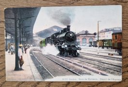 Gare de Cornavin, Dampflok  1917, n. Schönenwerd, b. Bally