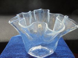 Glas Vase, Blumenvase mit speziellem  Design