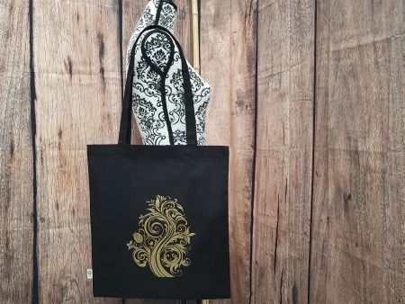 Bio BW Tasche "FLORAL GOLD"  NEU