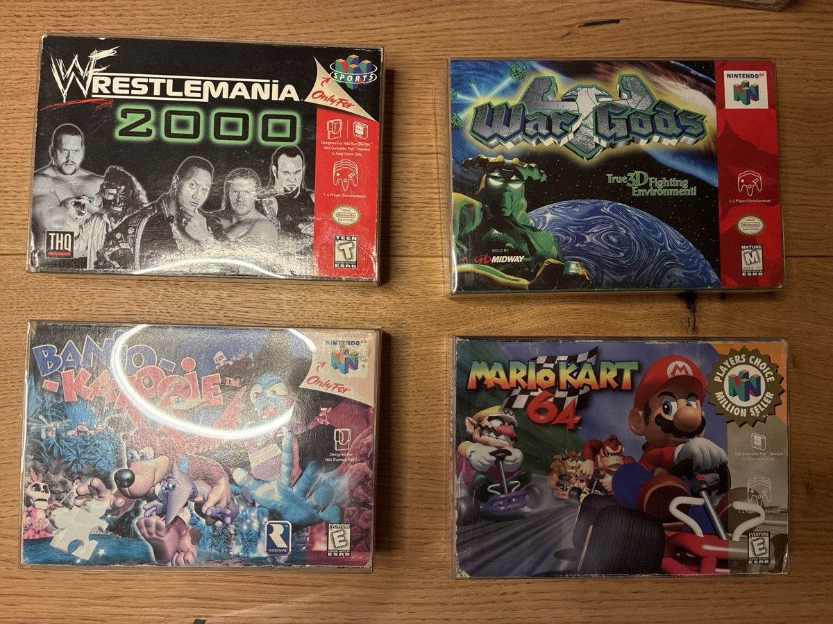 Nintendo Schutzhüllen: 4 Nintendo 64 Hüllen – Gebraucht aus Basel von Nintendofan123