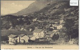 Salvan - Vue sur les Marecottes
