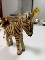 Steiff Zebra Plüschtier Original Marke Made in Germany