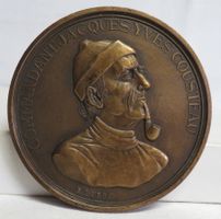 Medaille Bronce Jacques Yves Cousteau La Calypso R Duboc