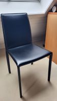 Esszimmerstuhl schwarz Leder 5 Stk
