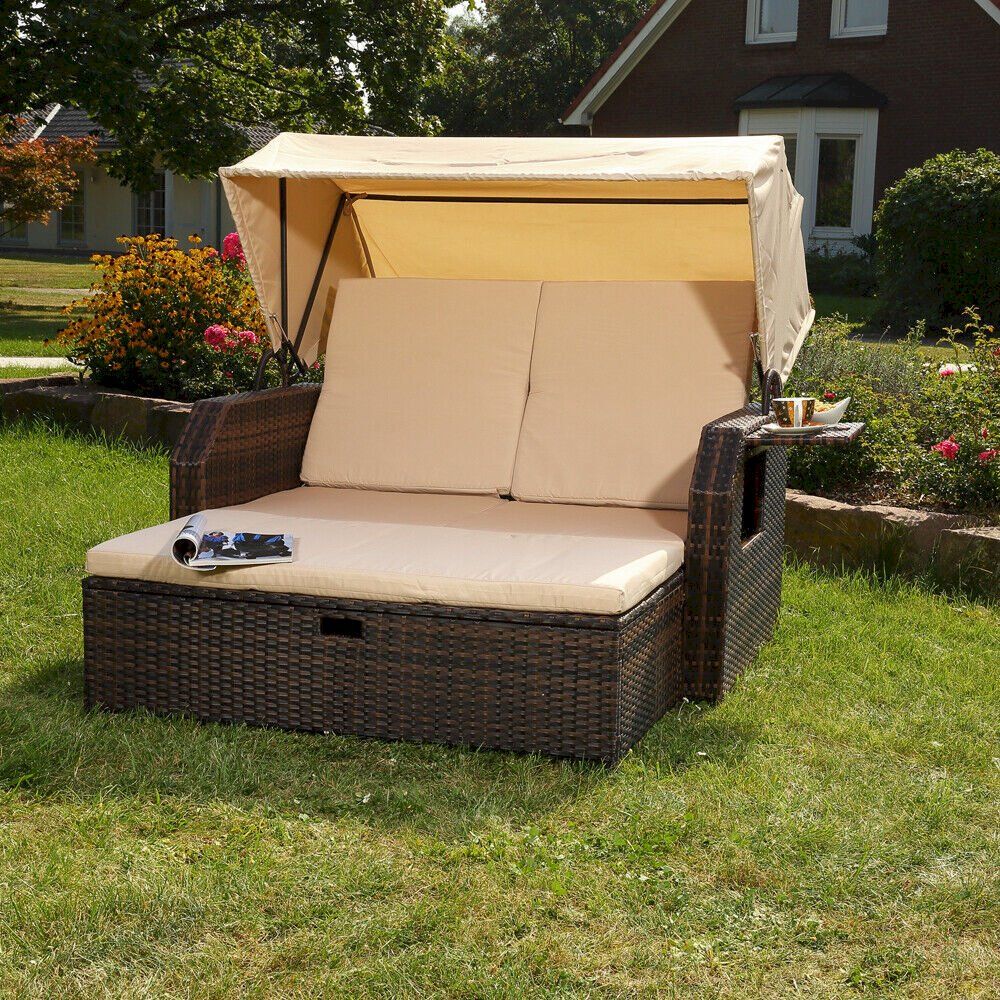 Liegen & Liegestühle: Sonnenbett Braun und Beige – Neu und originalverpackt aus Bottighofen von zaap 1