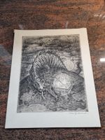 Hans Gchwind Kupferradierung Grafik 1952 TOP