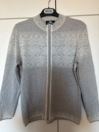 Norländer Strickjacke, Gr. M, Grau-Weiss, Top Zustand!