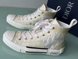 DIOR HOMME B23 Logo Oblique Motiv Hi Top Sneakers 43 NEUE
