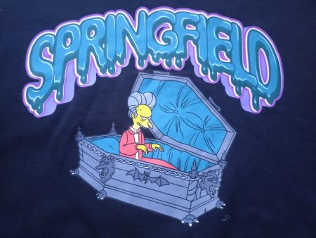 Crewneck Sweat Simpsons Springfield Monty Burns XS-S
