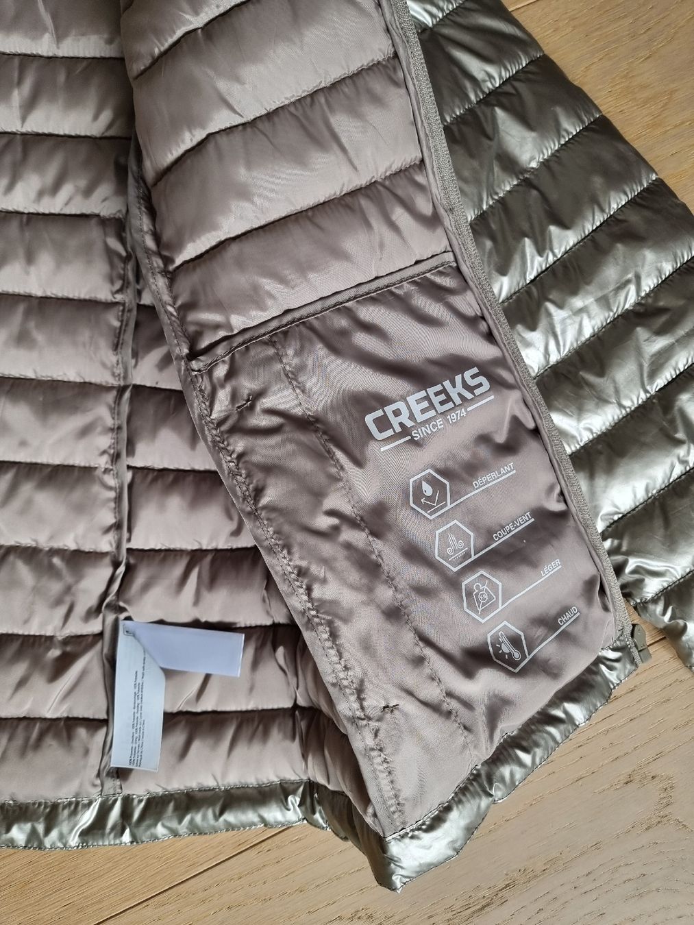 Giacche: Steppjacke silber-beige Gr. M neuwertig – Nuovo (secondo la descrizione) da himmelried venduto da bribuli 5