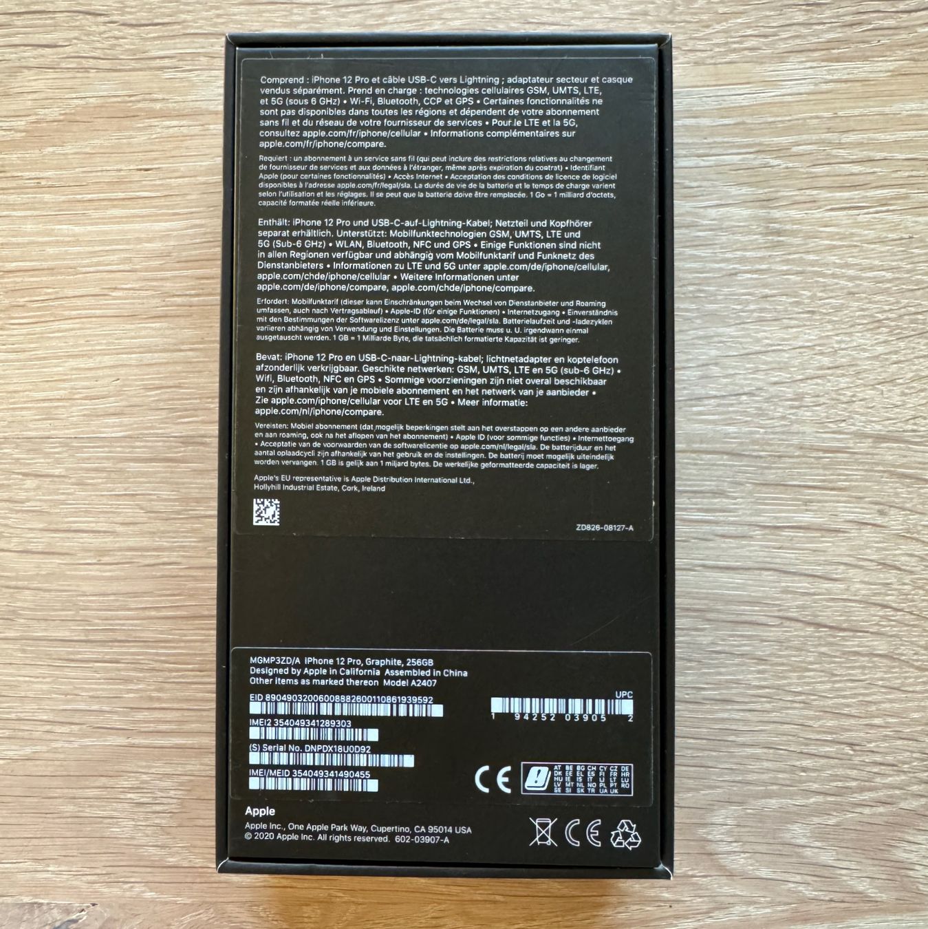 Apple Handys / Smartphones: iPhone 12 Pro Graphite 256 GB – Gebraucht aus Detligen von  5