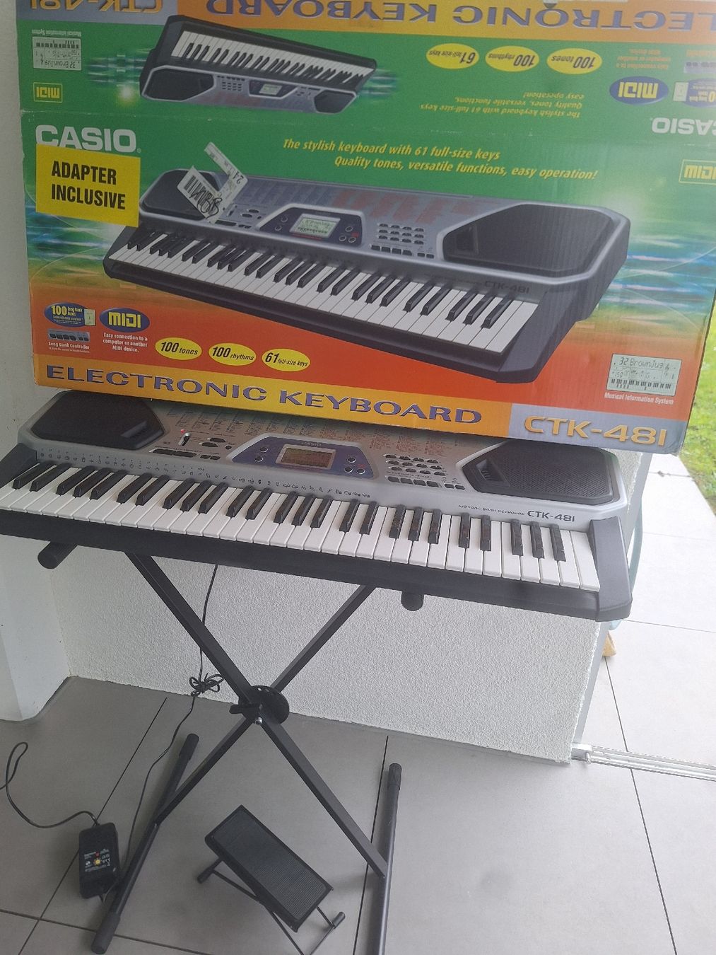 Casio Musikinstrumente: KEYBOARD CASIO - CTK-481 – Gebraucht aus Steinhausen von togoraul123 8