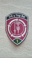 CH Armee / Badge / Vrk u Trsp Bat 1 / Dunkelgrün/ ohne Klett