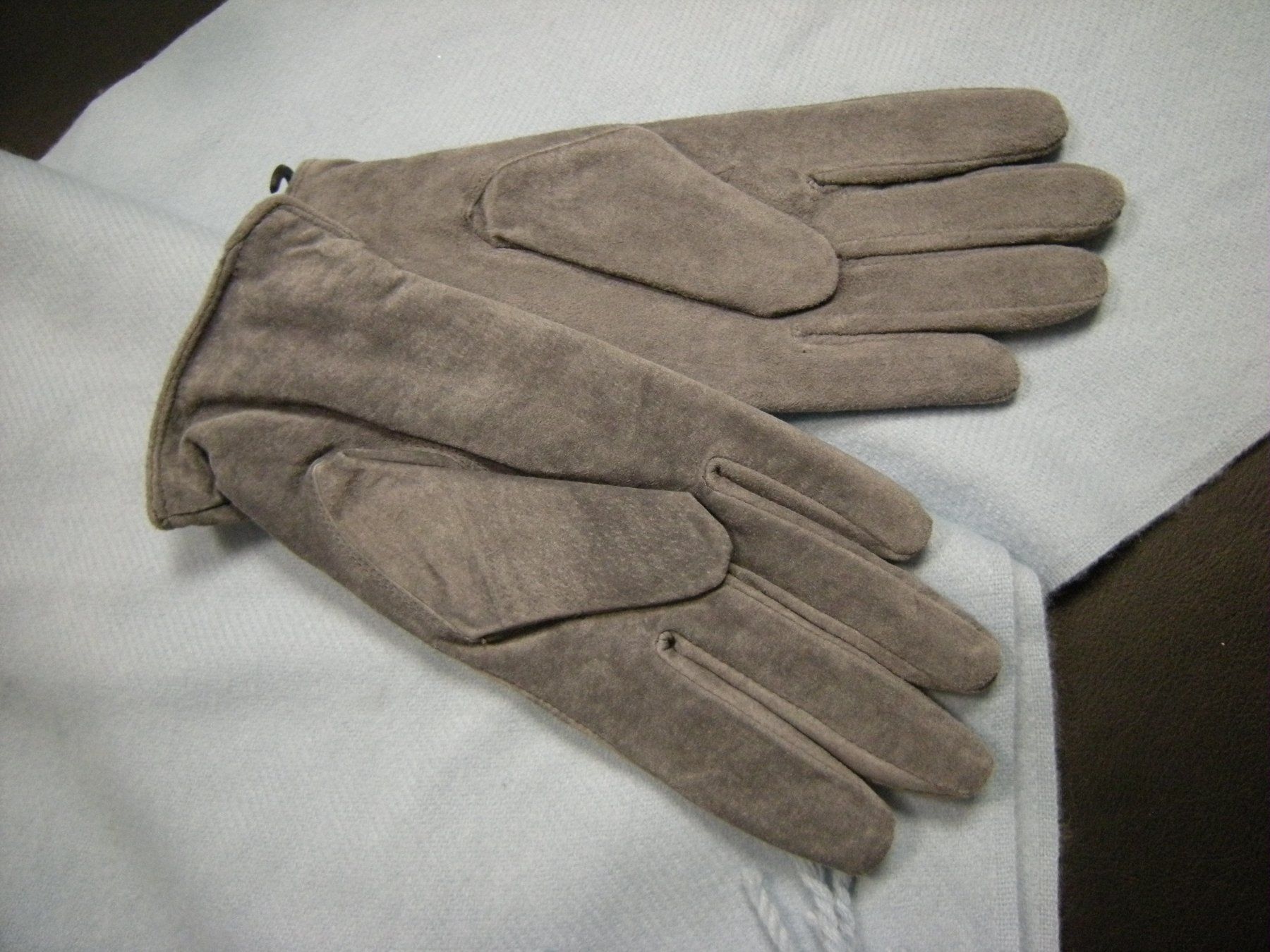 Guanti & manicotti: Echt Rauh Leder Handschuhe Gr. S/M grau – Nuovo e nell'imballaggio originale da Holziken venduto da Rupe 1