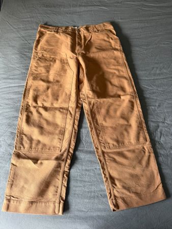 Maison Kitsune Cafe Hose braun Grösse 50 Top Zustand