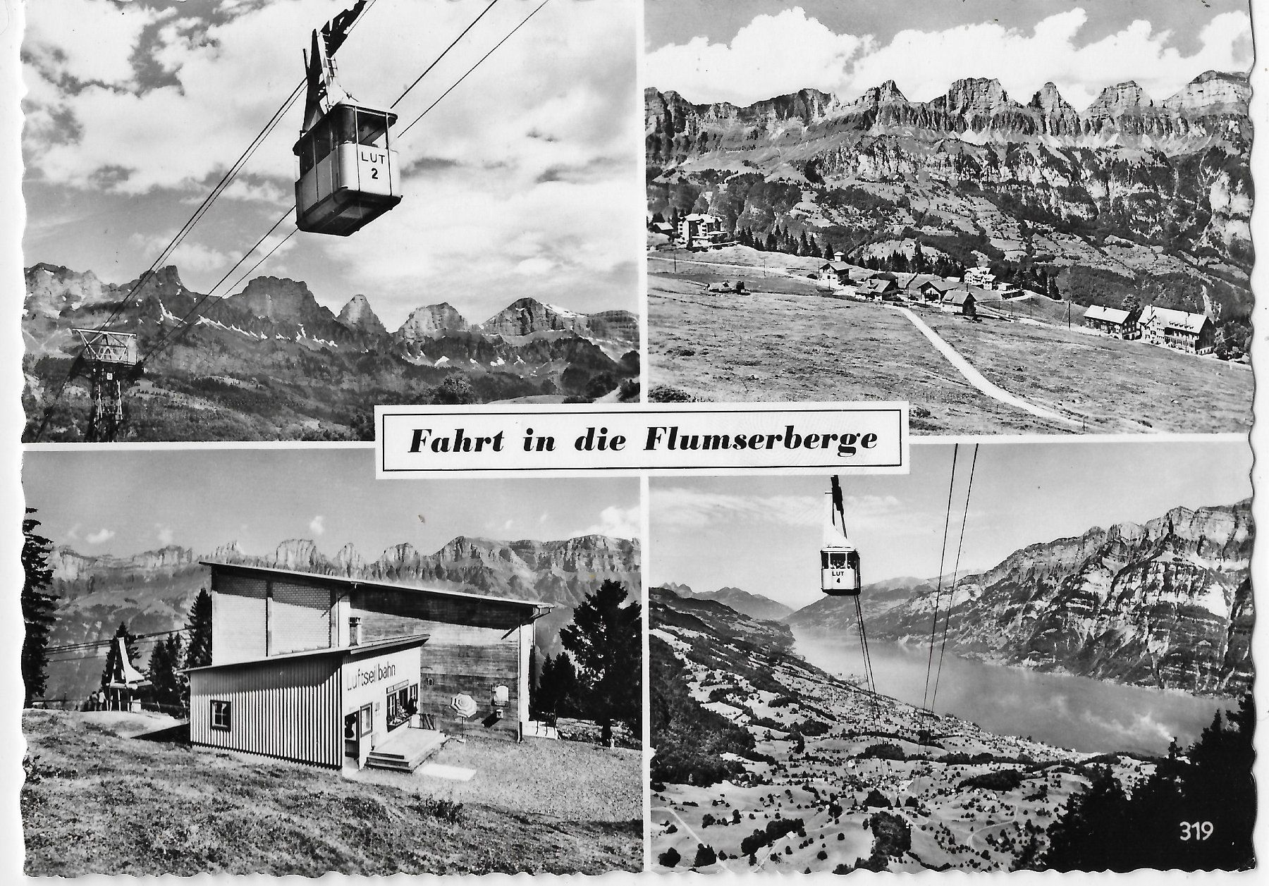 Ansichtskarten: Fahrt in die Flumserberge – Gebraucht aus Hefenhofen von Richsalz