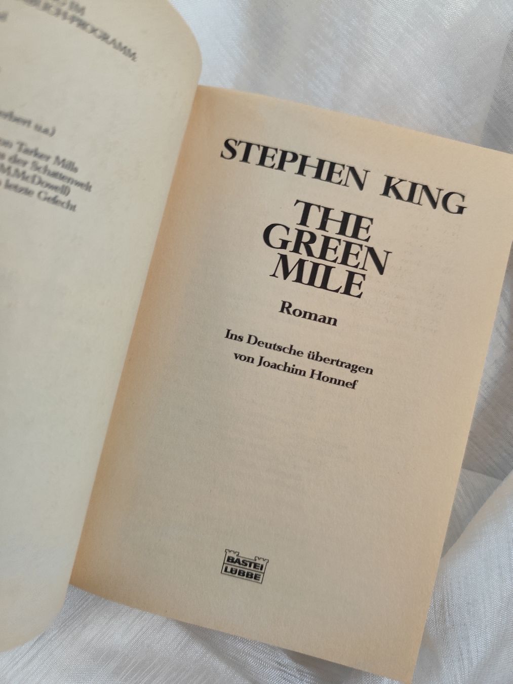 Libri: The Green Mile Stephen King  – Usato da Mägenwil venduto da VintageGirly 6