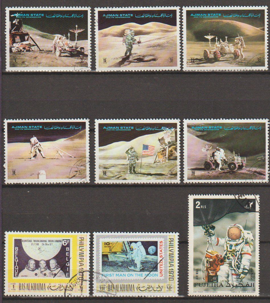Alle Briefmarken: Apollo 1970 Ajman et Fujairah – Gebraucht aus Crans-Montana von kira56