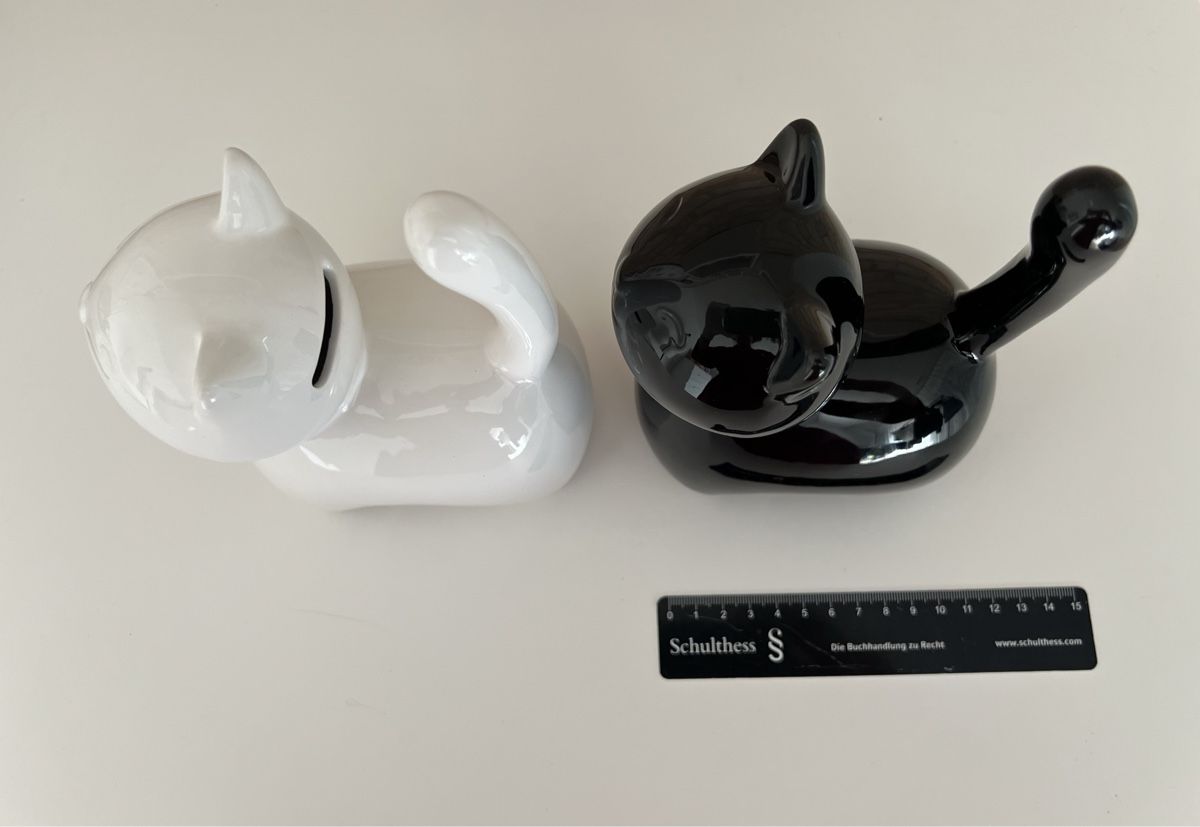 Spardosen: Porzellankatzen Spardose – Neu und originalverpackt aus Zürich von ReStyle. 3