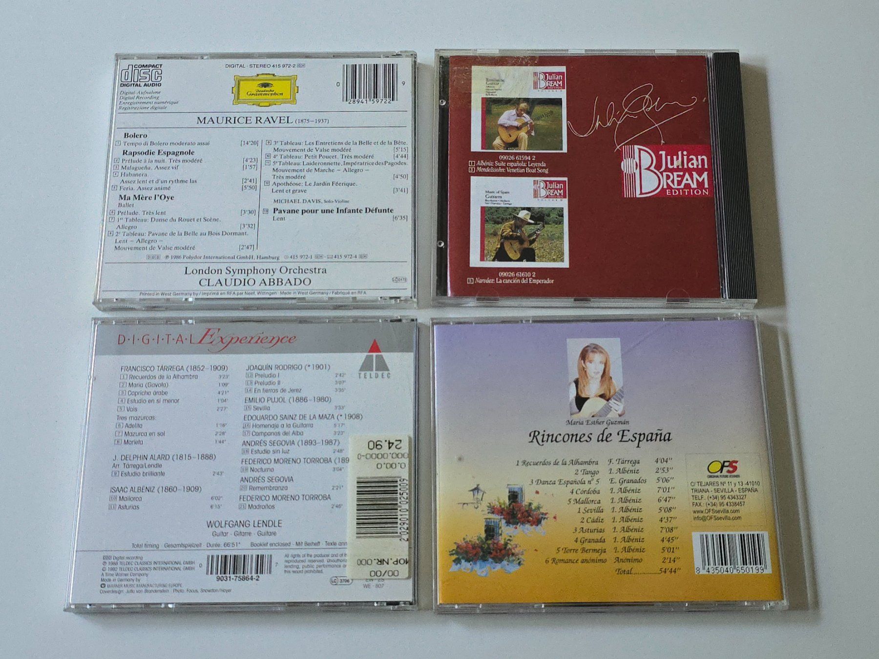 CD: 4 CD Spanische Musik – Usato da Dättlikon venduto da Wundertuete_ 1