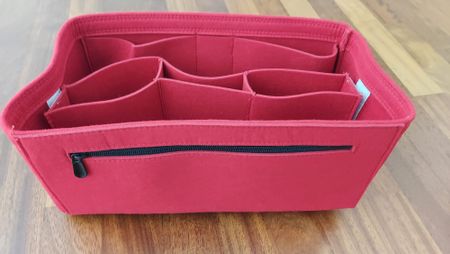 Taschen Organizer/Einsatz, Rot, wie neu, Top Zustand!