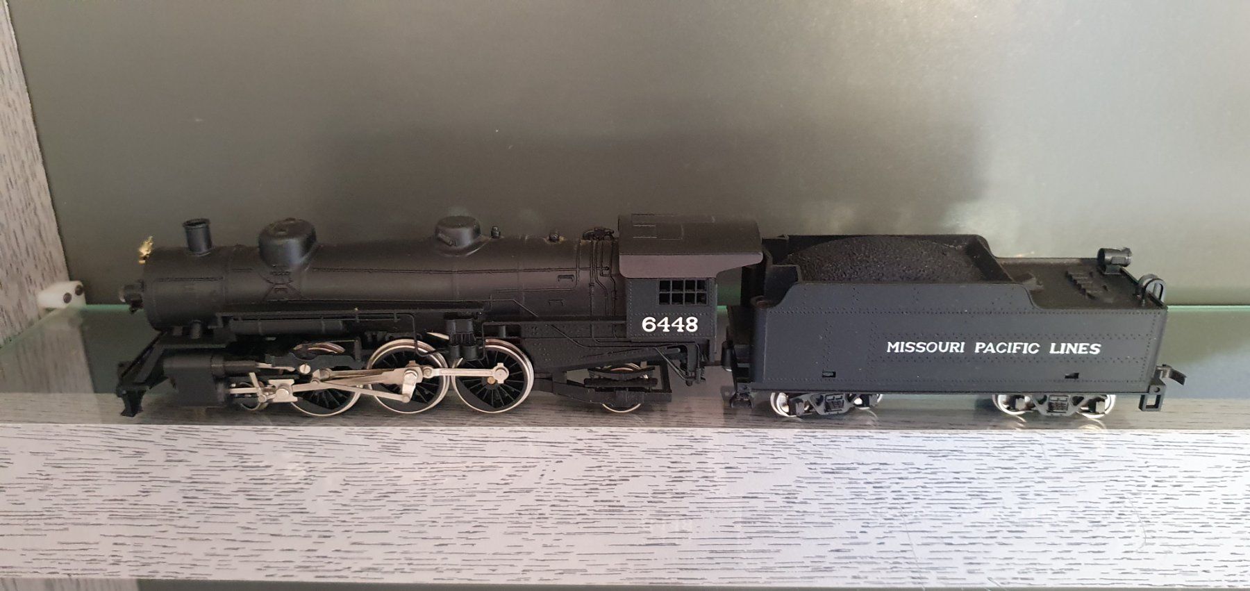 Modelleisenbahnen: BACHMANN?: DC: DAMPFLOK MISSOURI PACIFIC LINES 6448 – Gebraucht aus Biglen von taunus82 1