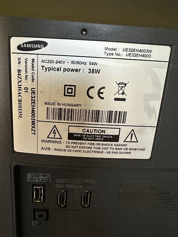 Fernseher: Televisore Samsung – Gebraucht aus Mendrisio von teti58 1