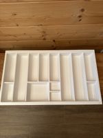 Besteckeinsatz ( 4 Stūck) weiss Kunststoff für Schublade 