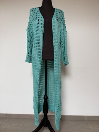 Maxicardigan in Handstrickoptik