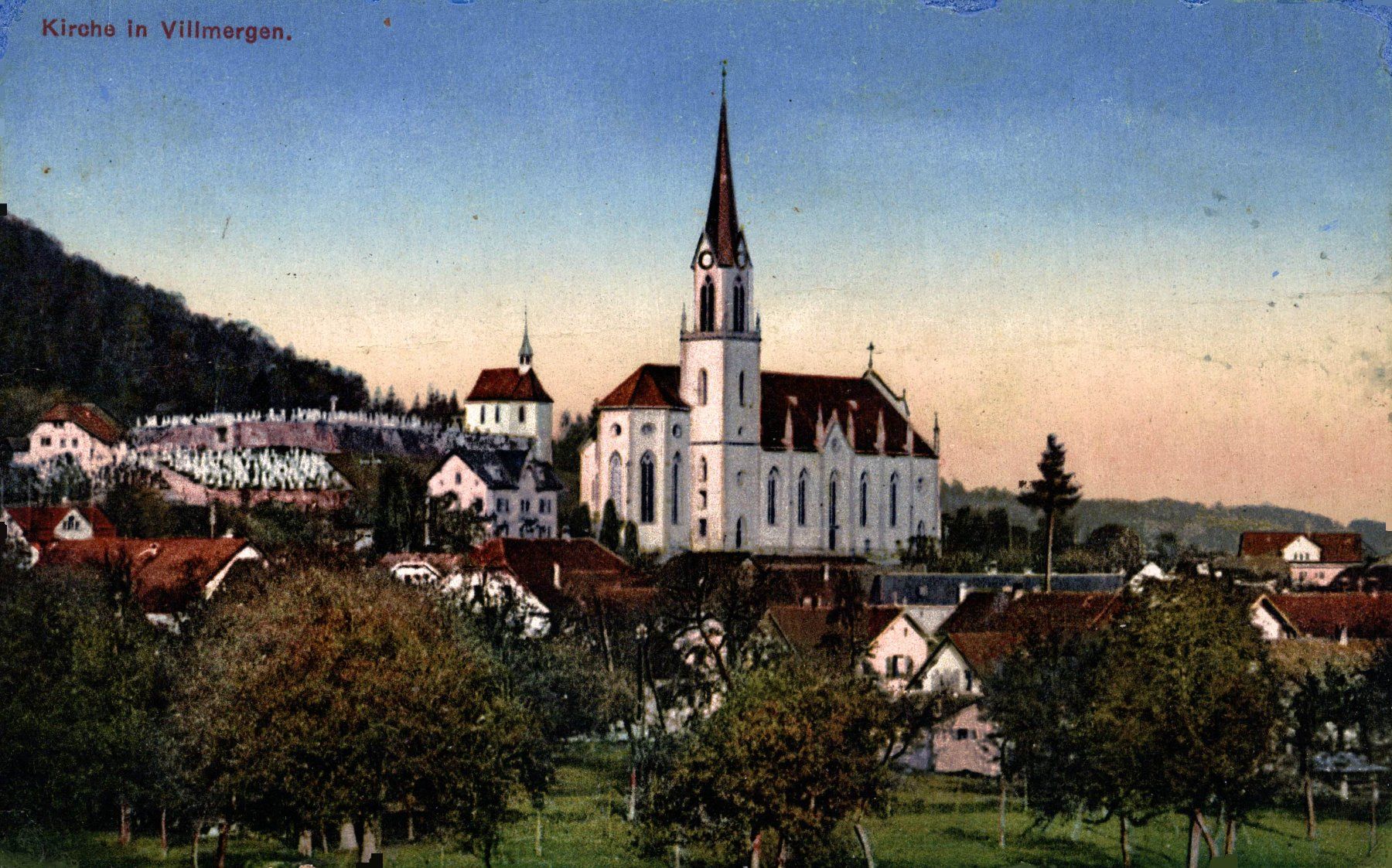 Cartoline postali: Kirche in Villmergen – Usato da Bronschhofen venduto da Astore