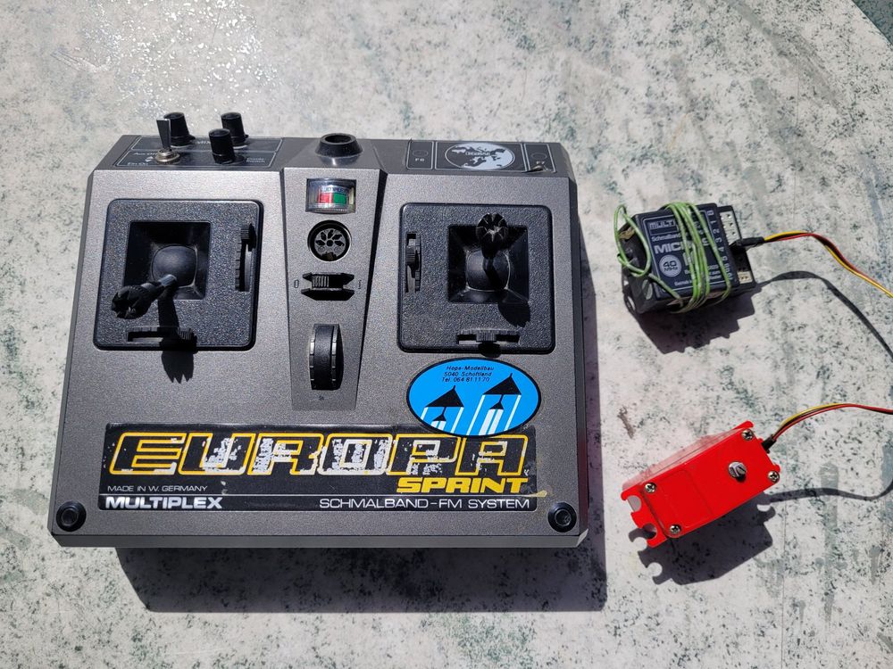 Multiplex Europa Sprint – Télécommande Avec Récepteur, Occasion état Correct