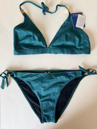 CYELL Beachwear, Bikini, Grösse 42D/42, Farbe Dunkelgrün