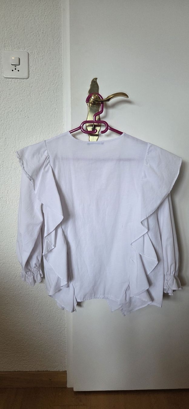 Blusen: Baumwollbluse Rüschen 38 – Neu (gemäss Beschreibung) aus Horgen von aiac0 2