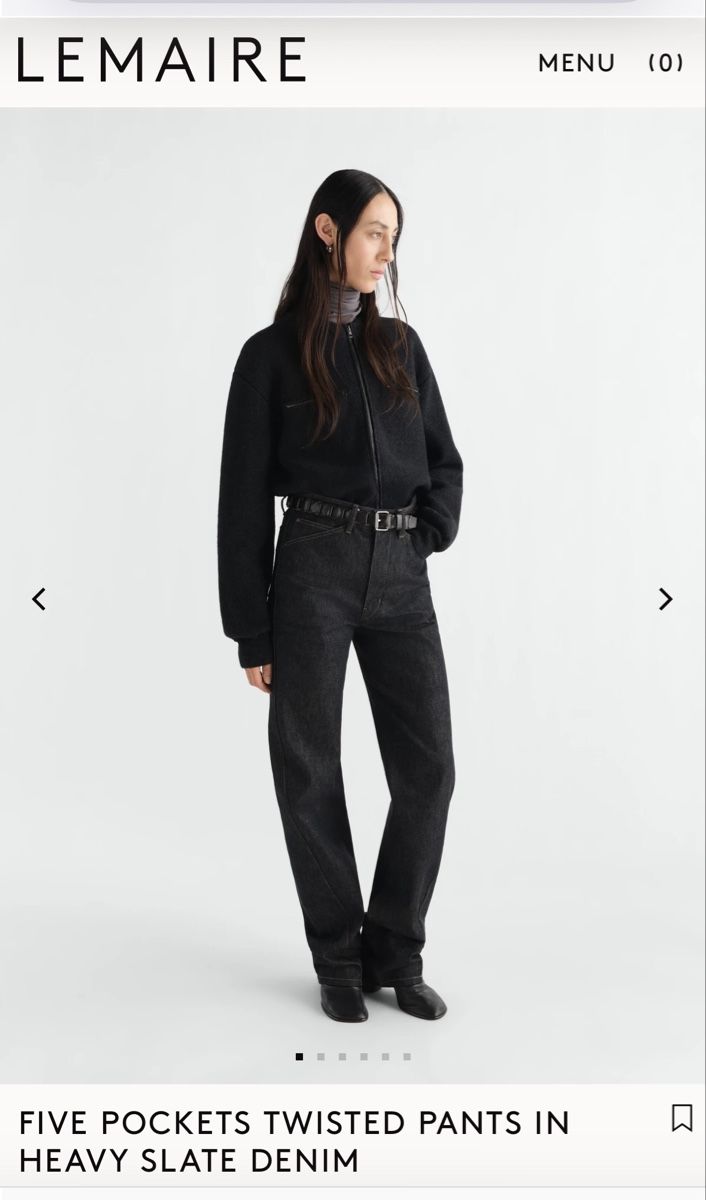 Lemaire Jeans: Lemaire Twisted pants – Usato da Bern venduto da flo_yc6p 4