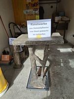 Tisch aus Zementpflaster, rechteckig