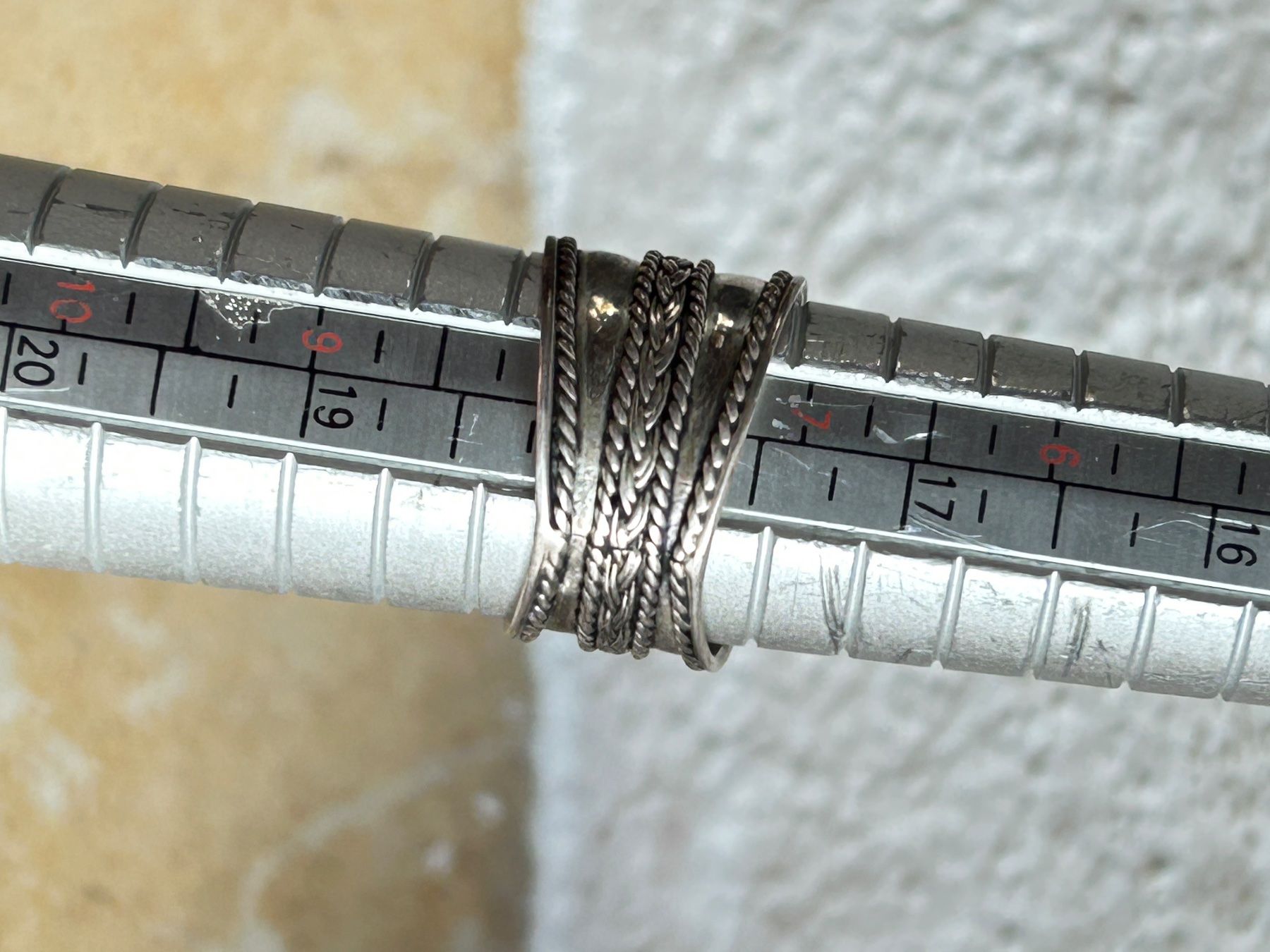 Anelli: Vintage Silberring römisch oder indisch (Grösse 58) – Usato da Laufen venduto da Bellebellezza 4