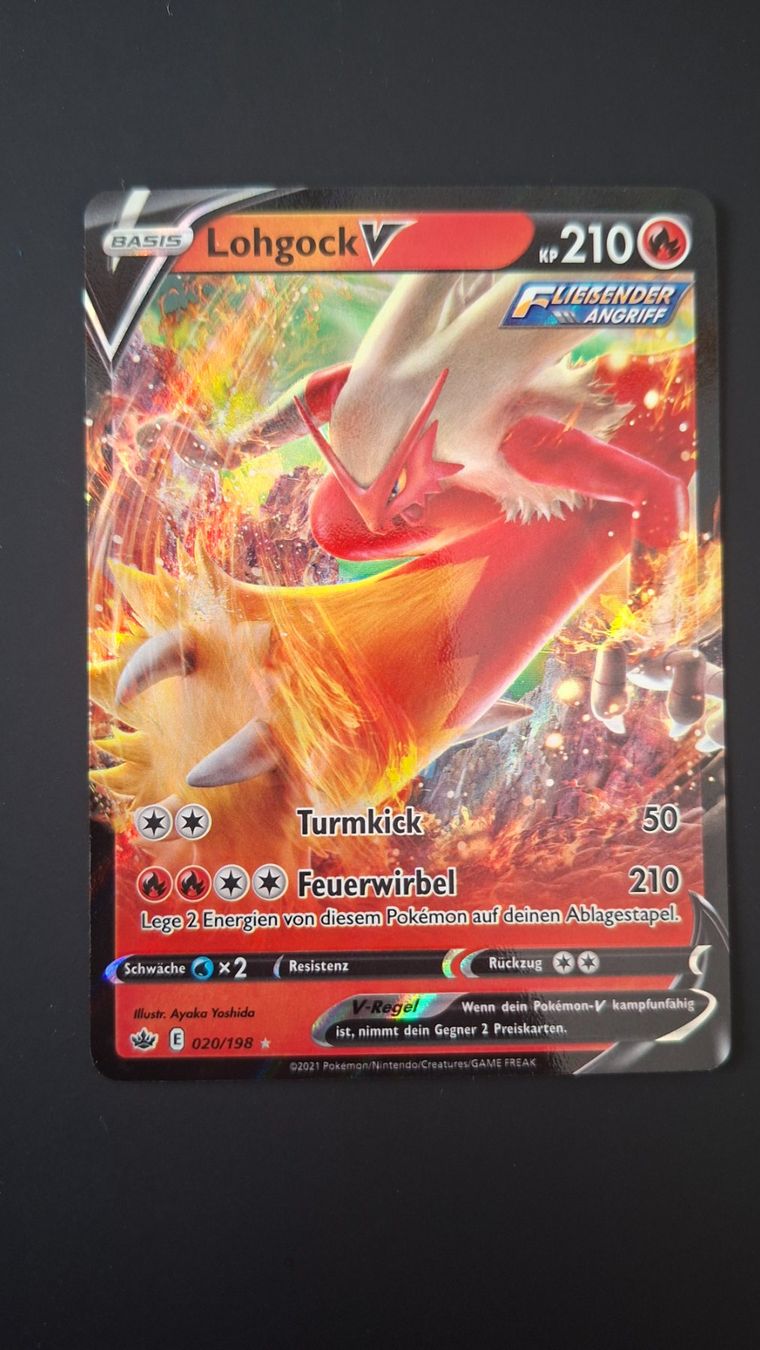 Pokémon Carte collezionabili: Lohgock V #022 Chilling Reign DE – Usato da Biasca venduto da Sara_Poke123