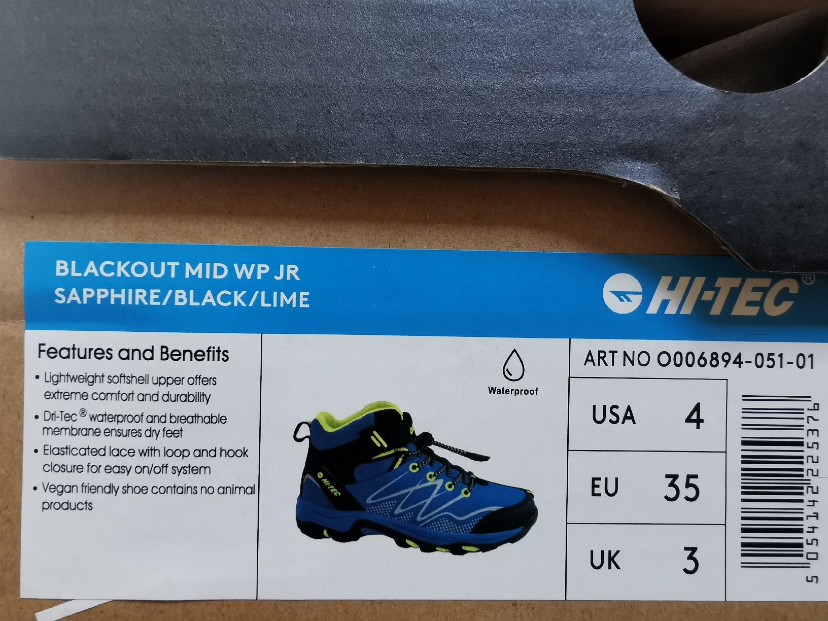Hi-Tec Chaussures garçon: trekkingschuhe / wanderschuhe hi-tec grösse 35 – D'occasion à Oberentfelden par bienemaaja 3