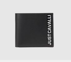 Just Cavalli Portemonnaie aus Leder in black