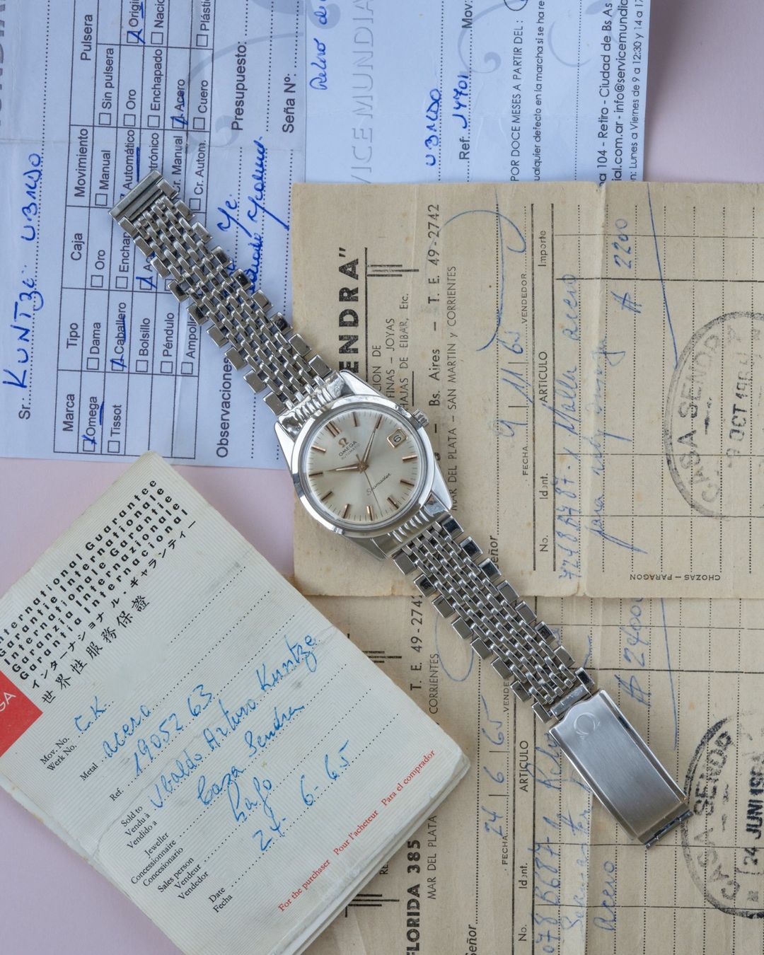 Omega Orologi: Omega Seamaster ref 19.052 With papers from 1965 – Usato da Genève venduto da Prometheus_Watches 1