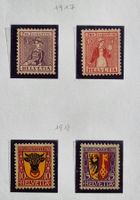 PRO JUVENTUTE SATZ 7 9 1917*; SATZ 10 11 1918* UNGEBRAUCHT