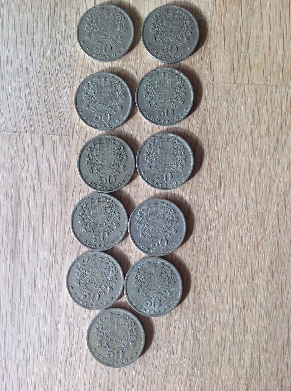 Tutti le monete: 11 pce de 50 centavos de Portugal TTB – Usato da Villars-sur-Glâne venduto da Graca03 1