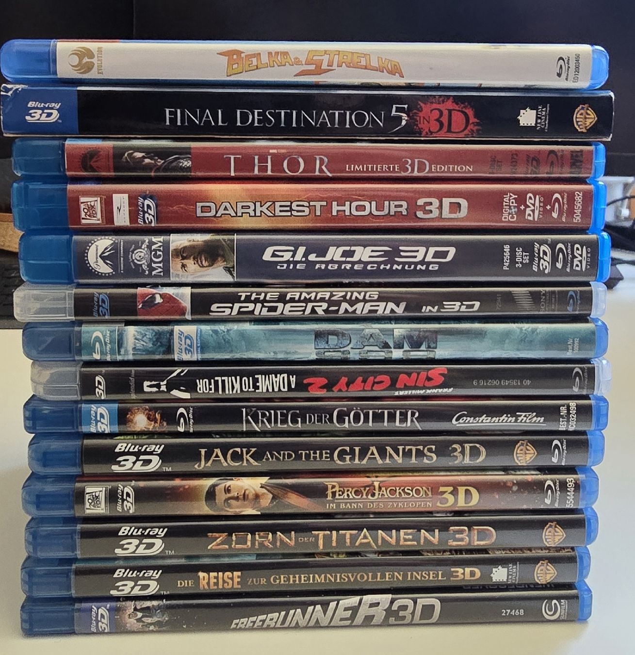 Tutti i DVDs: "3D" BLUE RAY SAMLUNG (14 Stück). – Usato da Moosseedorf venduto da dkdk09 4