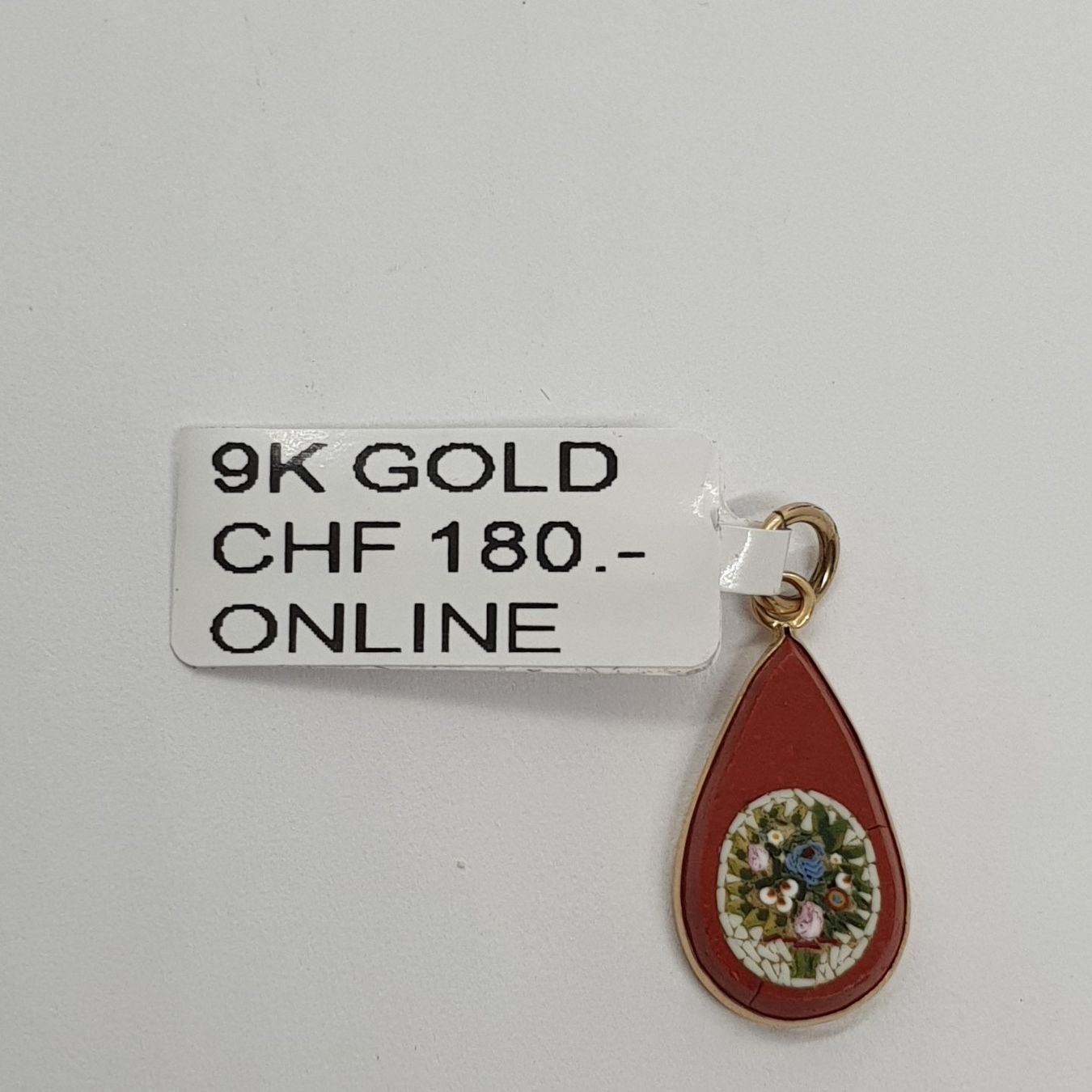 Ciondoli: Echt  9K Gold - Corale Anhänger – Usato da Luzern venduto da Goldhaus-Luzern 3